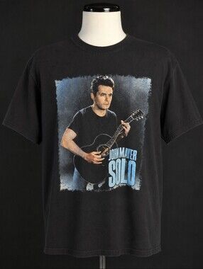 John Mayer Solo Tour 2023 Concert T-Shirt Black Medium Band Tee